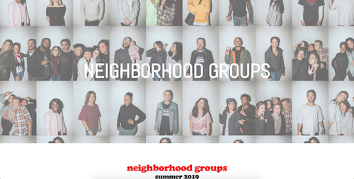 Project to help my church introduce guests to the neighborhood groups to get to know them better